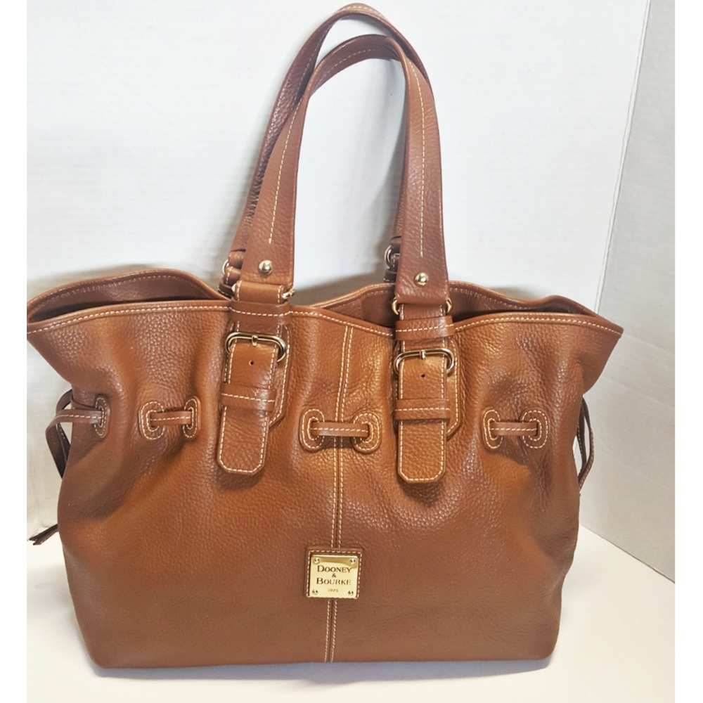 Dooney & Bourke Brown Leather Shoulder Bag